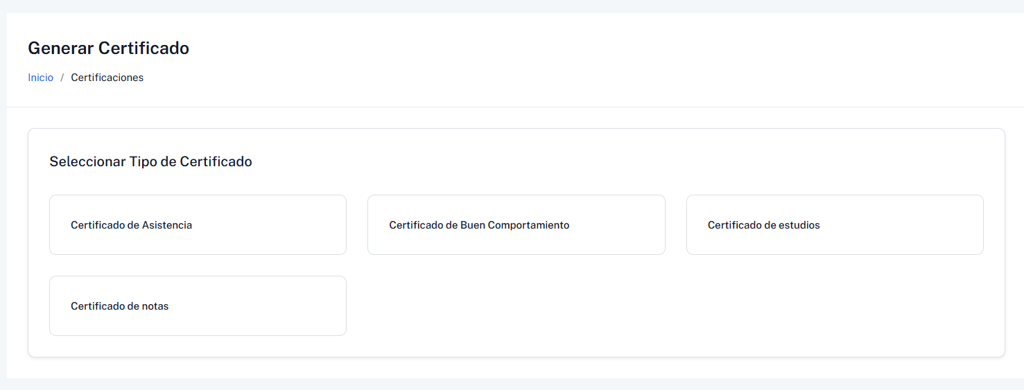 Certificados